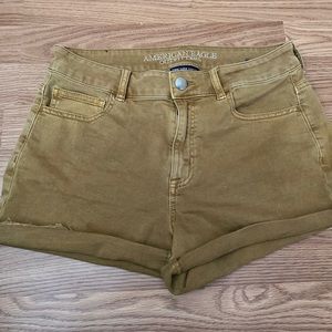 Khaki American eagle shorts